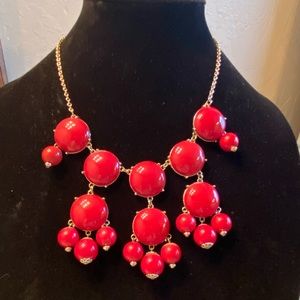 Red Statement Necklace